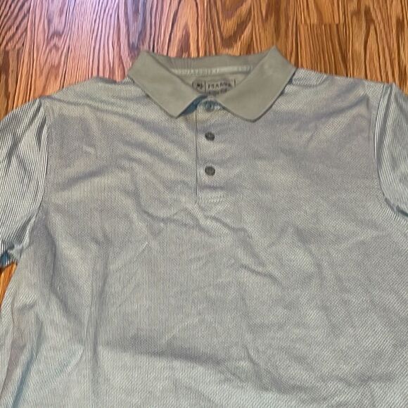Jos A Bank Leadbetter Golf Shirt, greenish grey, Medium - Picture 2 of 5